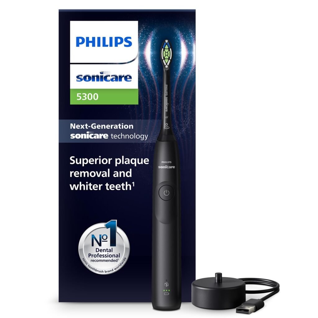 Philips Sonicare 5300: Revoluciona Tu Higiene Bucal con Tecnología Sónica Avanzada y Comodidad