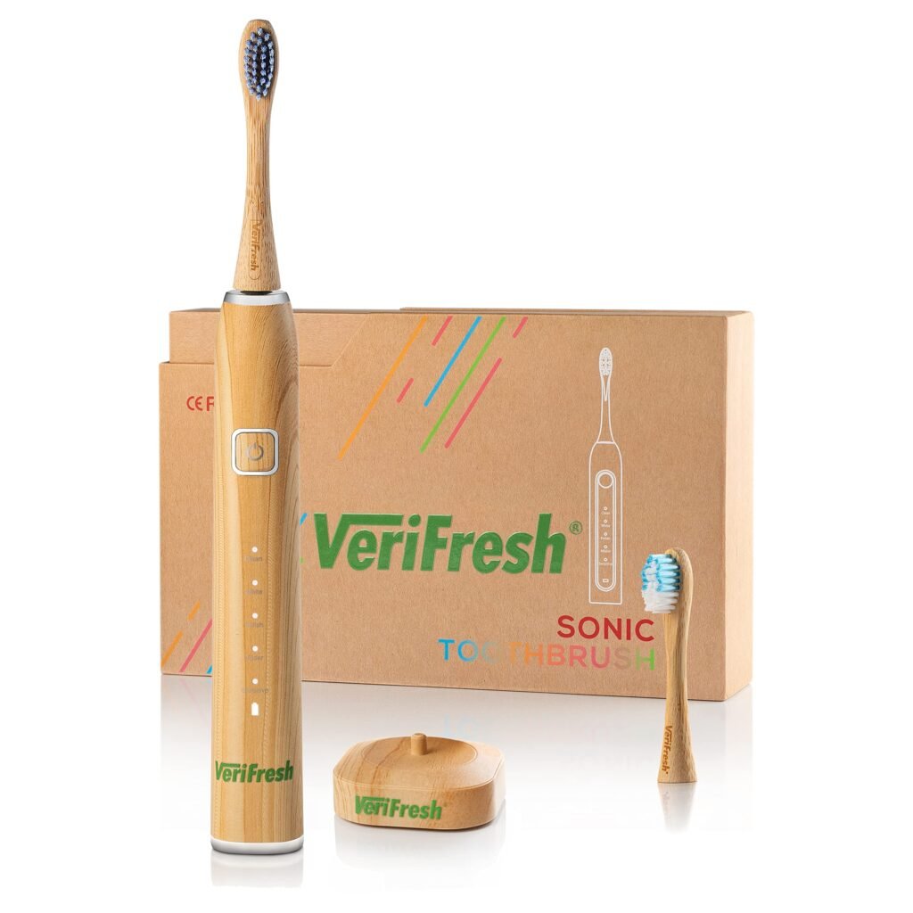 VeriFresh Cepillo de Dientes Sonic Bamboo: La opción ecológica para una sonrisa saludable y brillante