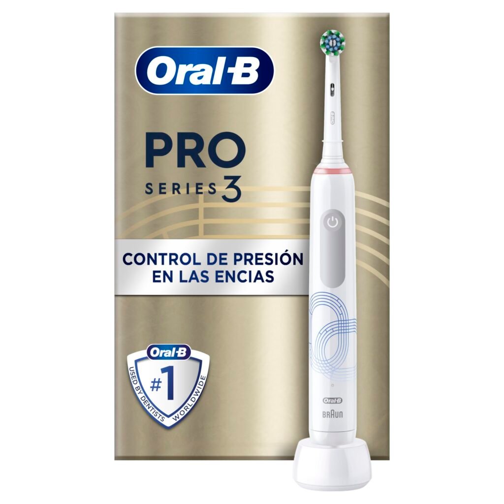 Oral-B Pro Series 3: Cepillo Eléctrico Recargable con Cabezales para Sonrisa Perfecta