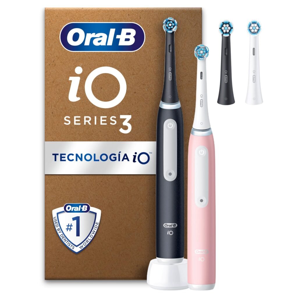 Pack de 2 Cepillos de Dientes Eléctricos Oral-B iO 3: Cuidado Dental Innovador y Estilo