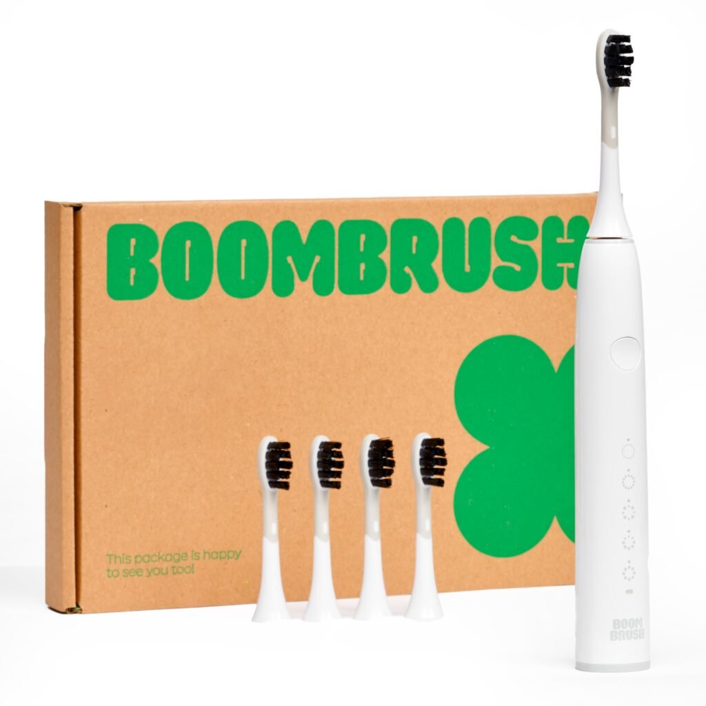 BoomBrush Cepillo de Dientes Eléctrico Sonic: Limpieza Profunda y Duradera con Estilo Elegante