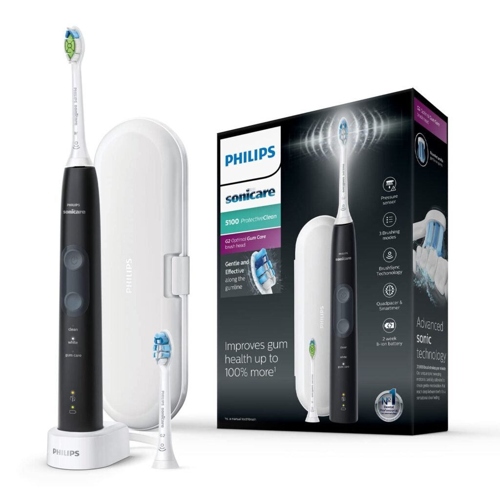 Cepillo Eléctrico Philips 5100 Series HX6850/10: La Revolución en Cuidado Dental Sónico