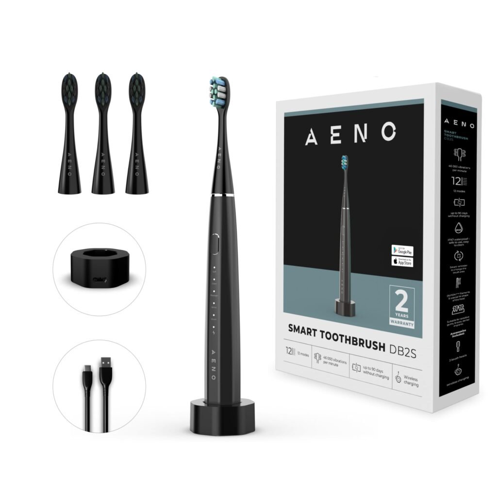 Transforma tu higiene dental con el Cepillo de Dientes Eléctrico Sonic AENO DB8 Blanco