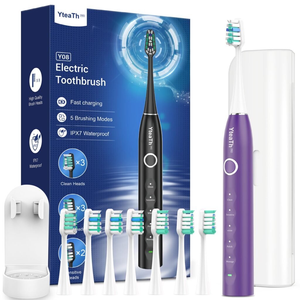 Cepillo de Dientes Eléctrico Sónico para Mujer: Limpieza Avanzada y Portabilidad con Estilo