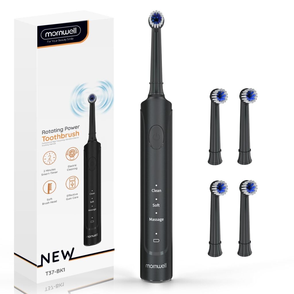 Descubre el Cepillo de Dientes Eléctrico Mornwell para Adultos y transforma tu higiene bucal