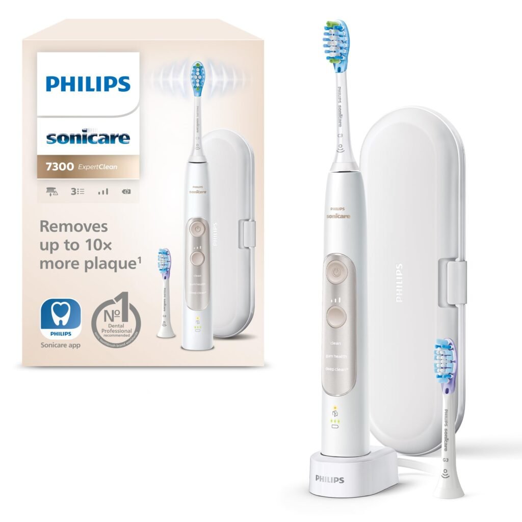 Descubre el Cepillo de Dientes Eléctrico Sónico Philips Sonicare ExpertClean 7300 y Su Innovadora Aplicación
