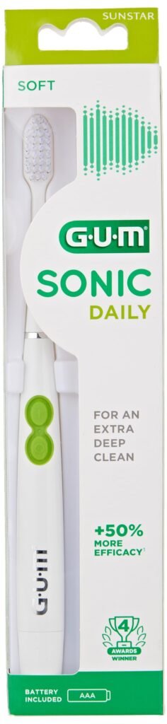 Gum Sonic Daily: El Cepillo de Dientes Eléctrico Blanco que Revoluciona tu Higiene Oral